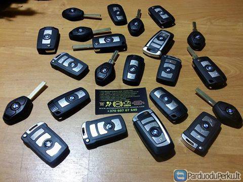 BMW RAKTAI BMW RAKTU PROGRAMAVIMAS PRIRISIMAS