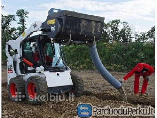 Bobcat su betono maišykle nuoma