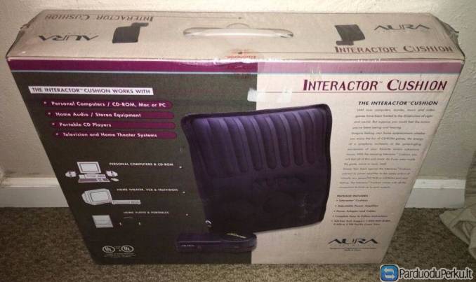 Brand New Sealed Aura Interactor Cushion 3D Sound