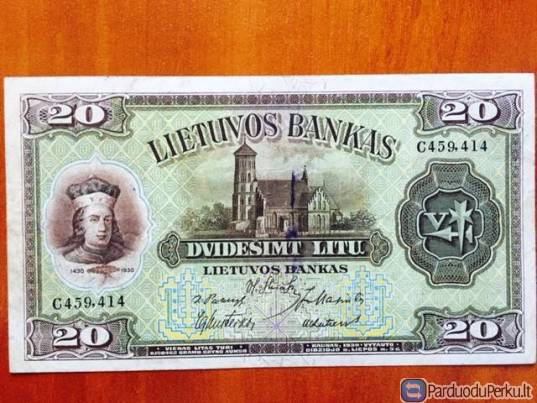Brangiai perku ir kolekciuonuoju Lietuviškus banknotus