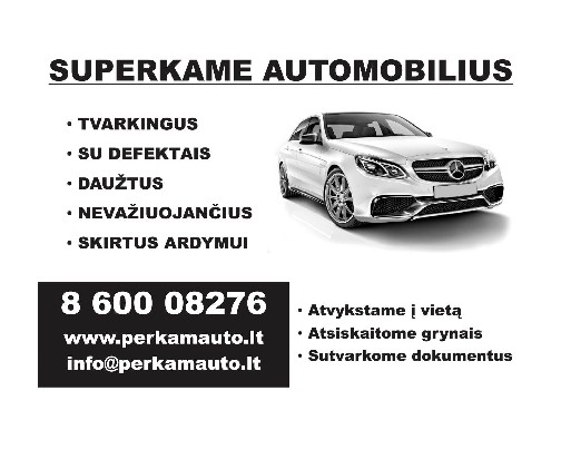 BRANGIAI Superkame automobilius www.PerkamAauto.lt