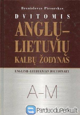 Bronislovas Piesarskas .Dvitomis anglų-lietuvių