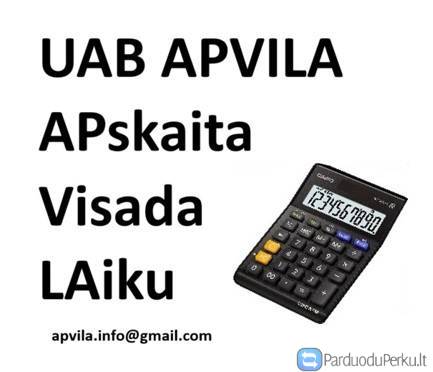 Buhalterinės apskaitos paslaugos, įmonių steigimas