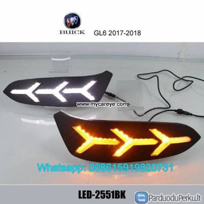 Buick GL6 2017-2018 LED cree DRL day time running lights driving daylight
