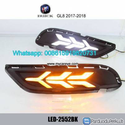 Buick GL8 2017-2018 LED cree DRL day time running lights driving daylight