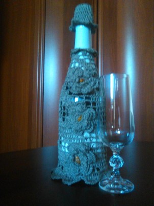 Butelių dekoracijos