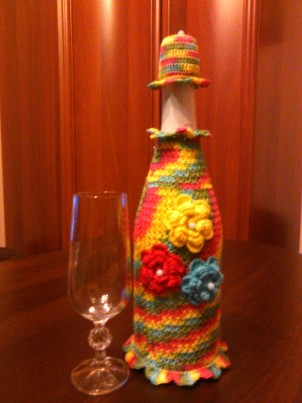 Butelių dekoracijos
