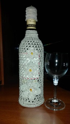 Butelių dekoracijos