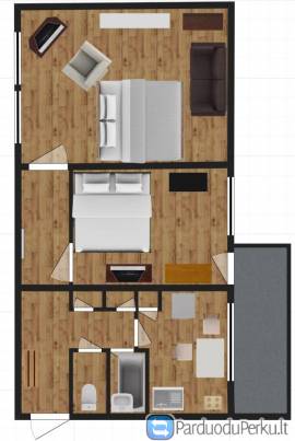 Buto nuoma darbininkams Vilniuje Naujamiestyje