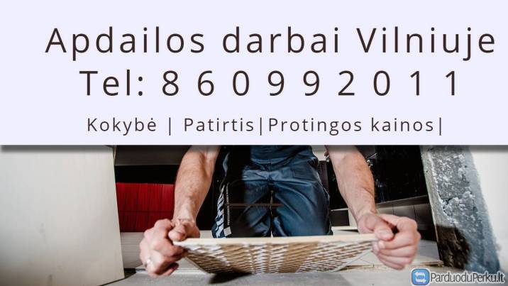 Buto remonto darbai Vilniuje