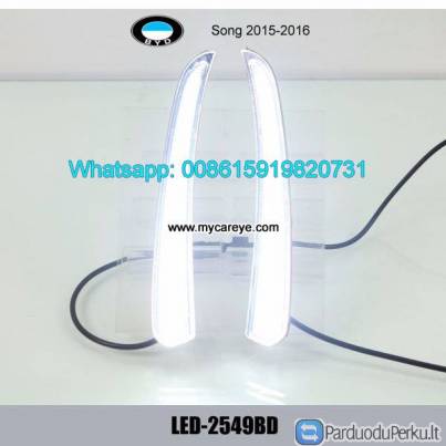 BYD Song LED DRL day time running lights driving daylight