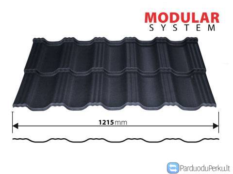 ČERPIŲ IMITACIJOS PLIENINĖ STOGO DANGA GERMANIA