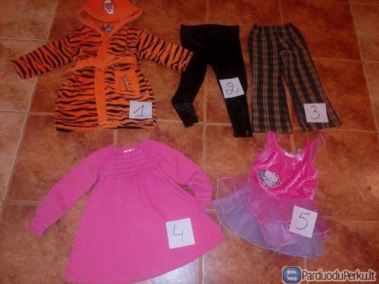 Vaikiškas chalatas, kelnės, maudymukas