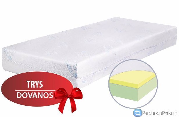 Čiužinys RIPOSO ECO MEMORY 17 cm storio