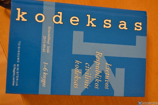 Civilinis kodeksas ir Civilinio proceso kodeksas