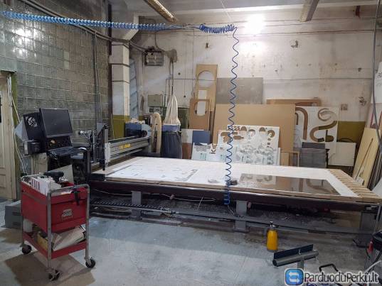 CNC frezavimo staklės 2050 x 4100