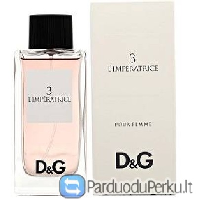 D&g 3 L'imperatrice 100 ml kvepalai moterims