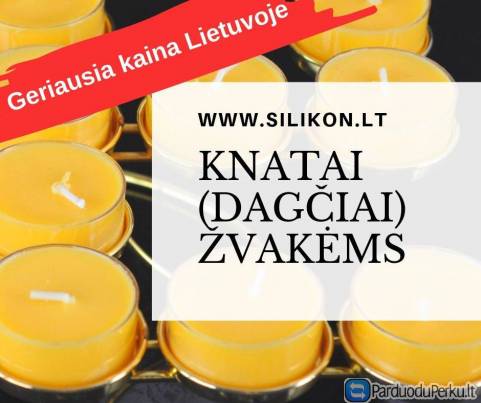 Dagtys (knatai) žvakėms https://silikon.lt/