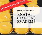 Dagtys (knatai) žvakėms https://silikon.lt/