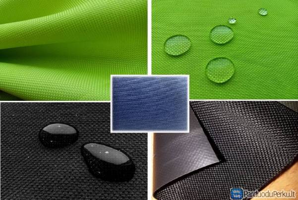 Dar didesnis vandeniui atsparių audinių pasirinkimas!