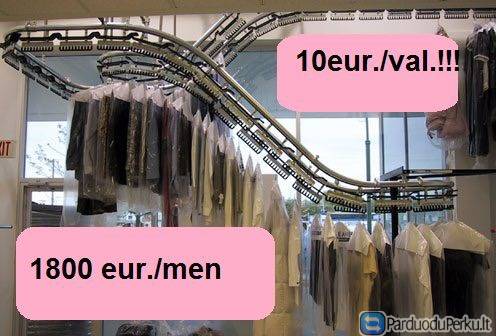 DARBAI OLANDIJOJE PRIE DRABUZIU PAKAVIMO