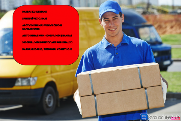 DARBAS KURJERIAMS MIUNCHENO MIESTE