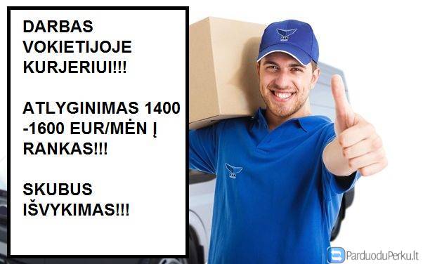 DARBAS KURJERIAMS MIUNCHENO MIESTE