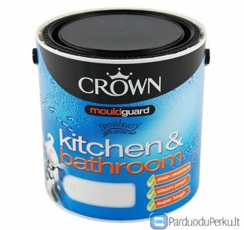 Dažai vonių ir virtuvių patalpoms