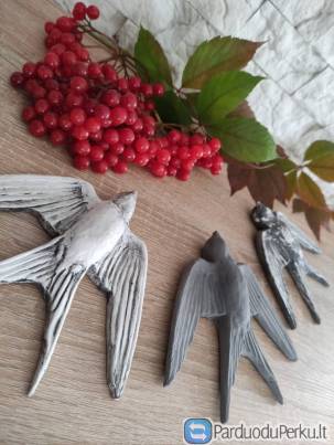 Dekoratyvinės kregždutės vaikiškam interjerui