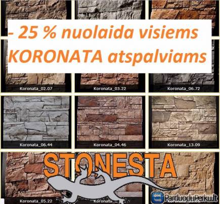 Dekoratyvinis akmuo KORONATA