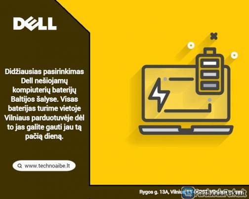 Dell nešiojamų kompiuterių baterijos