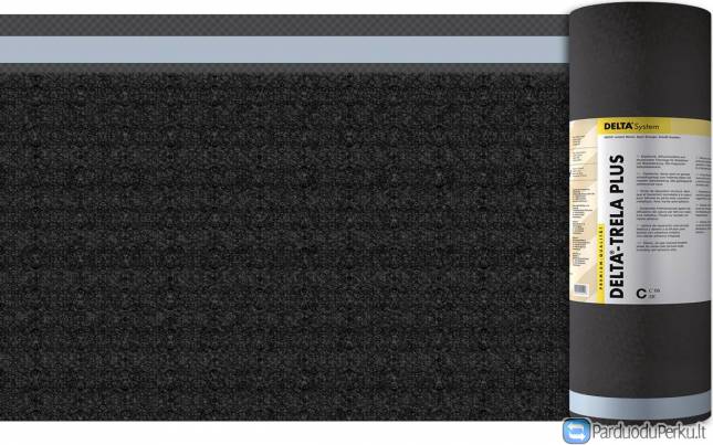 Delta-Trela - Tūrinė difuzinė plėvelė sudėtingos konstrukcijos skardiniams stogams