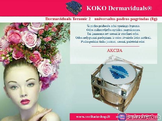 Dermaviduals Teramic - 2 - universalus pudros pagrindas 8g