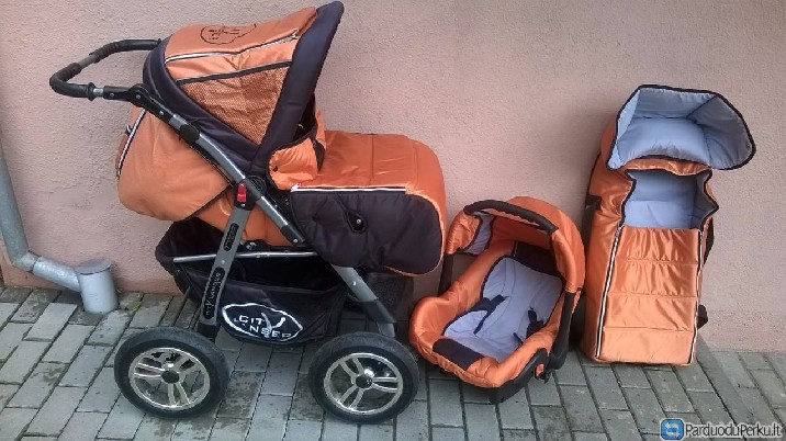 Dėvėtas Max Lanser vežimėlis (made in EU)