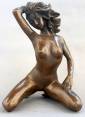 Didelė Bronzinė seks.erot. Merginos Biustas Skulprūra