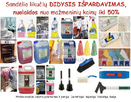 DIDYSIS sandėlio likučių IŠPARDAVIMAS