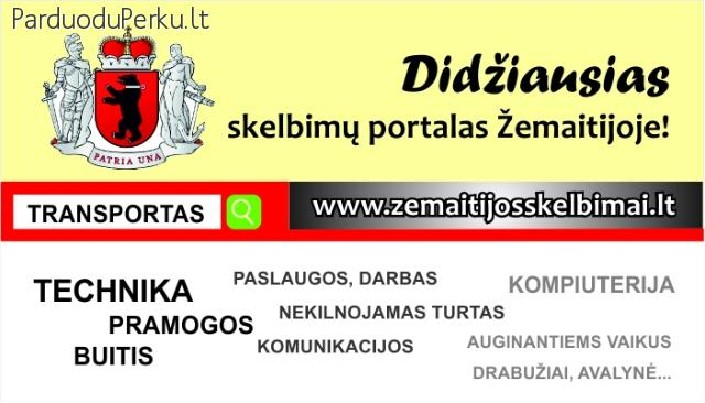 Didziausias skelbimu portalas Zemaitijoje www.zemaitijosskel
