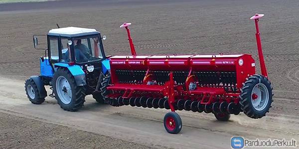 Diskiniai skutikai, sėjamosios, grūdų valomosios