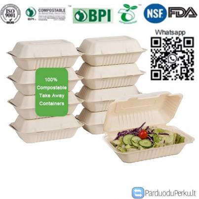 Disposable box bagasse box sugarcane box
