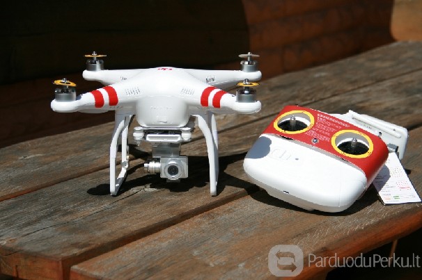 DJI PHANTOM 2 VISION + (2vnt baterijų). Naujas