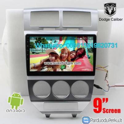 Dodge Caliber Car audio radio android GPS navigation camera