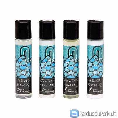 DOVANŲ/ KELIONINIS RINKINYS SU SANDALMEDŽIO ALIEJUMI 4X30ML