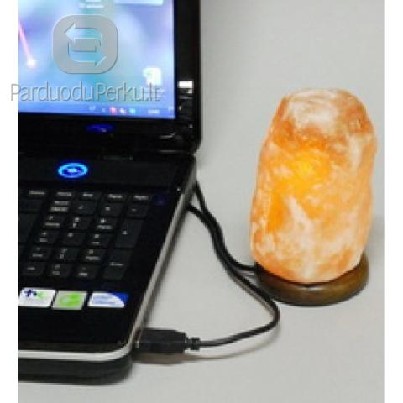 Druskos lempa su USB jungtimi