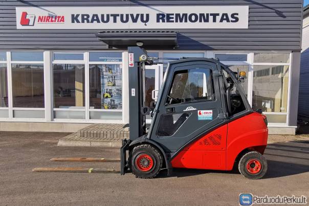 Dujinis šakinis krautuvas LINDE H30T (13 500 mh)