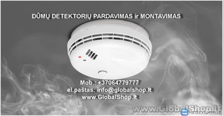 Dūmų ir smalkių detektoriai