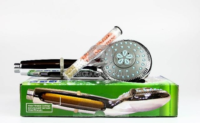 Dušo Galva Filtruojanti ir Minkštinanti Vandenį