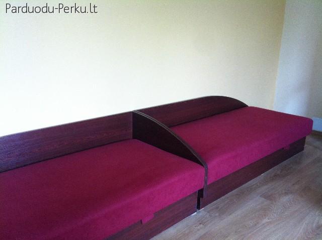 Dvi viengulės lovos