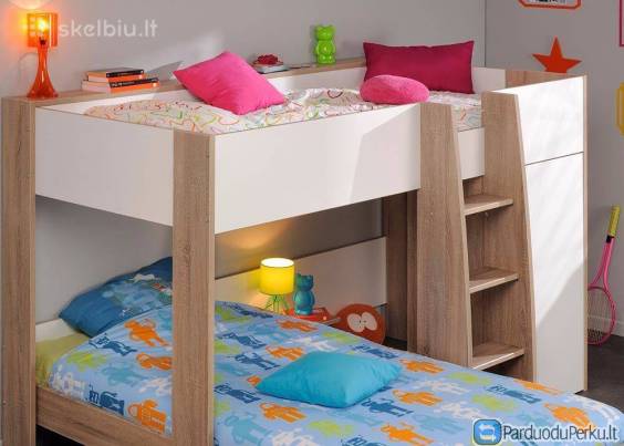 Dviaukštė vaikiška lovytė Magelan