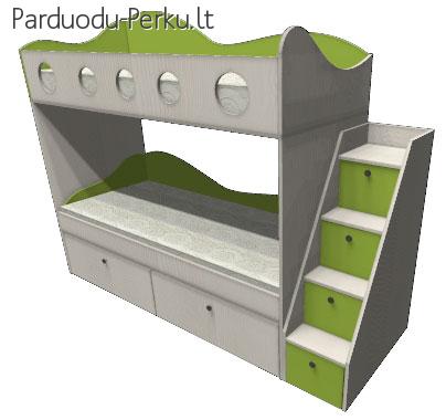 Dviaukštės lovytės