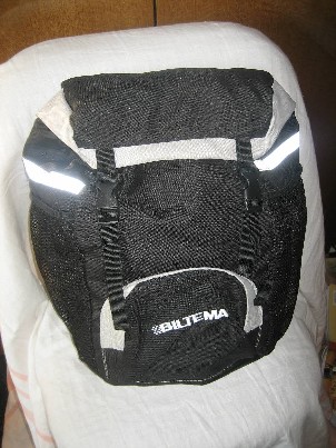 Dviračio šoninė kuprinė